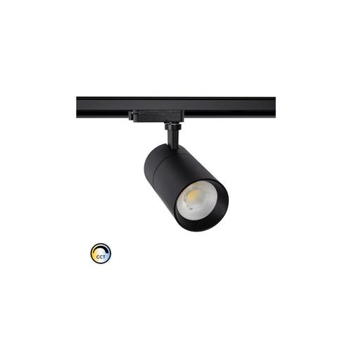 Spot Led New Mallet Dimmable Cct Sélectionnable 20w (Ugr 15) Pour Rail Monophasé Blanc