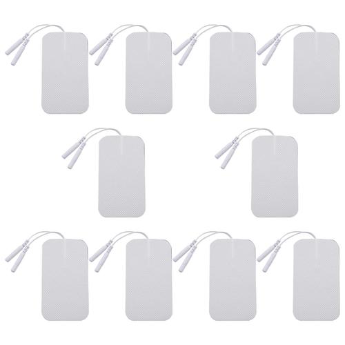 Coussinets D'électrode Auto-Adhésifs Pour Appareil Amincissant, Patch De Gel Plug, Acupuncture Tens, Électrothérapie, Unis Isseur De Masseur, 2mm, 20 Pièces