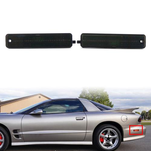 Enquêter De Position Latéral Noir Fumé Pour Pare-Chocs Arrière De Voiture, Pontiac, Firebird, 1998, 1999, 2000, 2001, 2002, 5977941, Gm2550179, 1 Paire