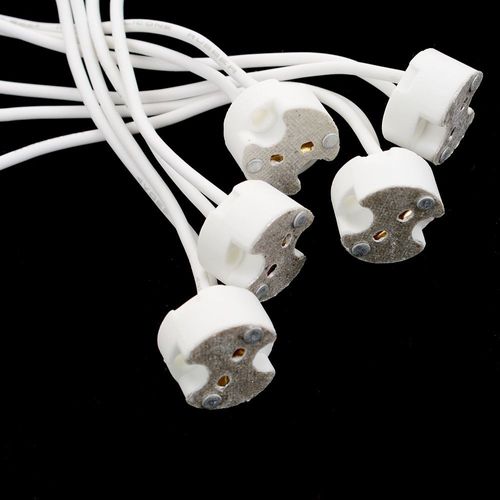 5/ 10 Pièces Ampoule Led Prise De Base De Support De Mr11 Mr16 Gu5.3 G4 Fil Connecteur Halogène