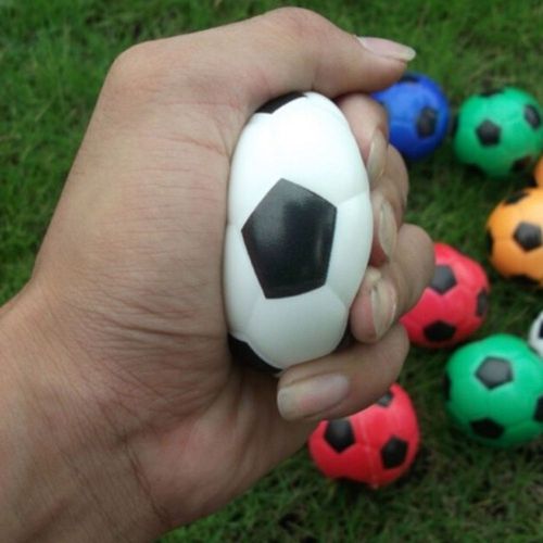 Main Football Exercice Doux Élastique Squuze Anti-Stress Balle Enfant Petite Balle Jouet Adulte Massage Jouets Offre Spéciale