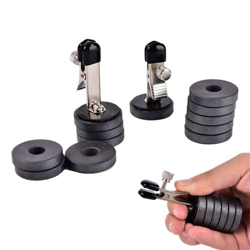 1 Paire De Produits De Sexe Réglable Aimant Mamelon Pinces Poids Sein Clips Sein Sein Boob Pince Esclave Bondage Jouets Sexuels Adultes Jeux