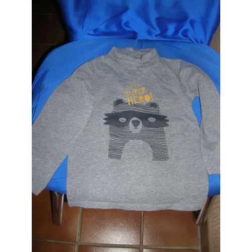 T-Shirt Manches Longues Col Roulé