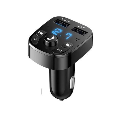 Transmetteur Récepteur Multifonctionnel USB pour Voiture, Bluetooth, Cochon Inconnu, FM, Chargement Rapide, Affichage Numérique, Lecteur MP3, Accessoires, 1 Pièce