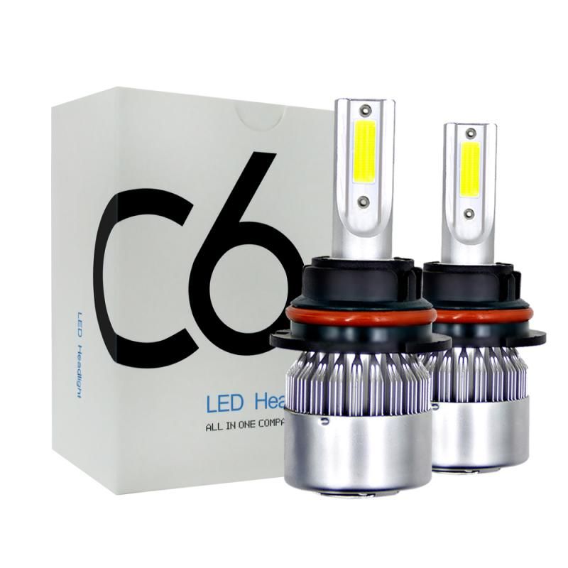 Kit D'ampoules De Puissance Hi/Lo, Lumière De Sauna À Led Blanche, Accessoires De Style De Voiture Automatique, Nouveau, Haute Qualité, Offre Spéciale, 200w, 20000lm, 9007, 6000k