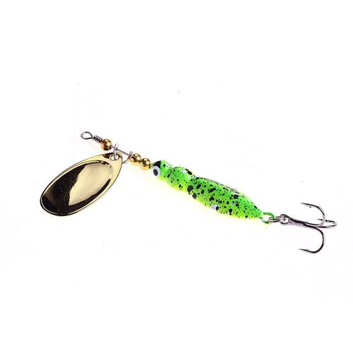 15g 7cm Insectes Pêche Leurre Cuillère Basse Spinner Artificiel Baitmetal Brochet Hameçons De Pêche Coulant