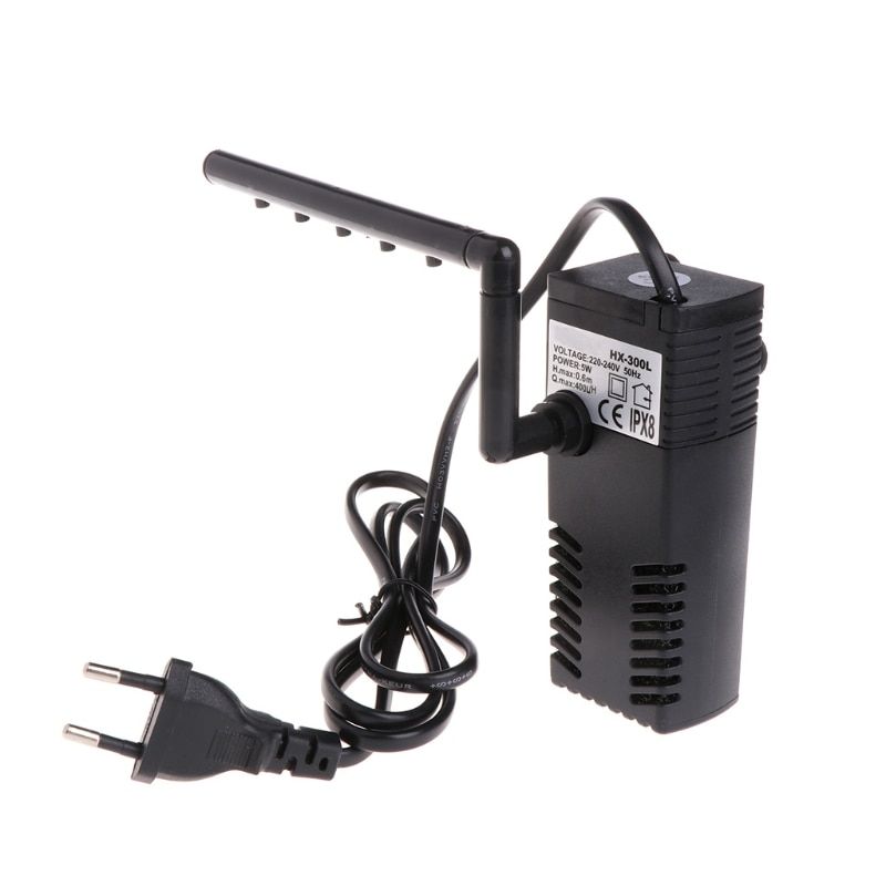 Pompe À Eau Submersible À Oxygène Pour Aquarium Filtre Interne Pomp...