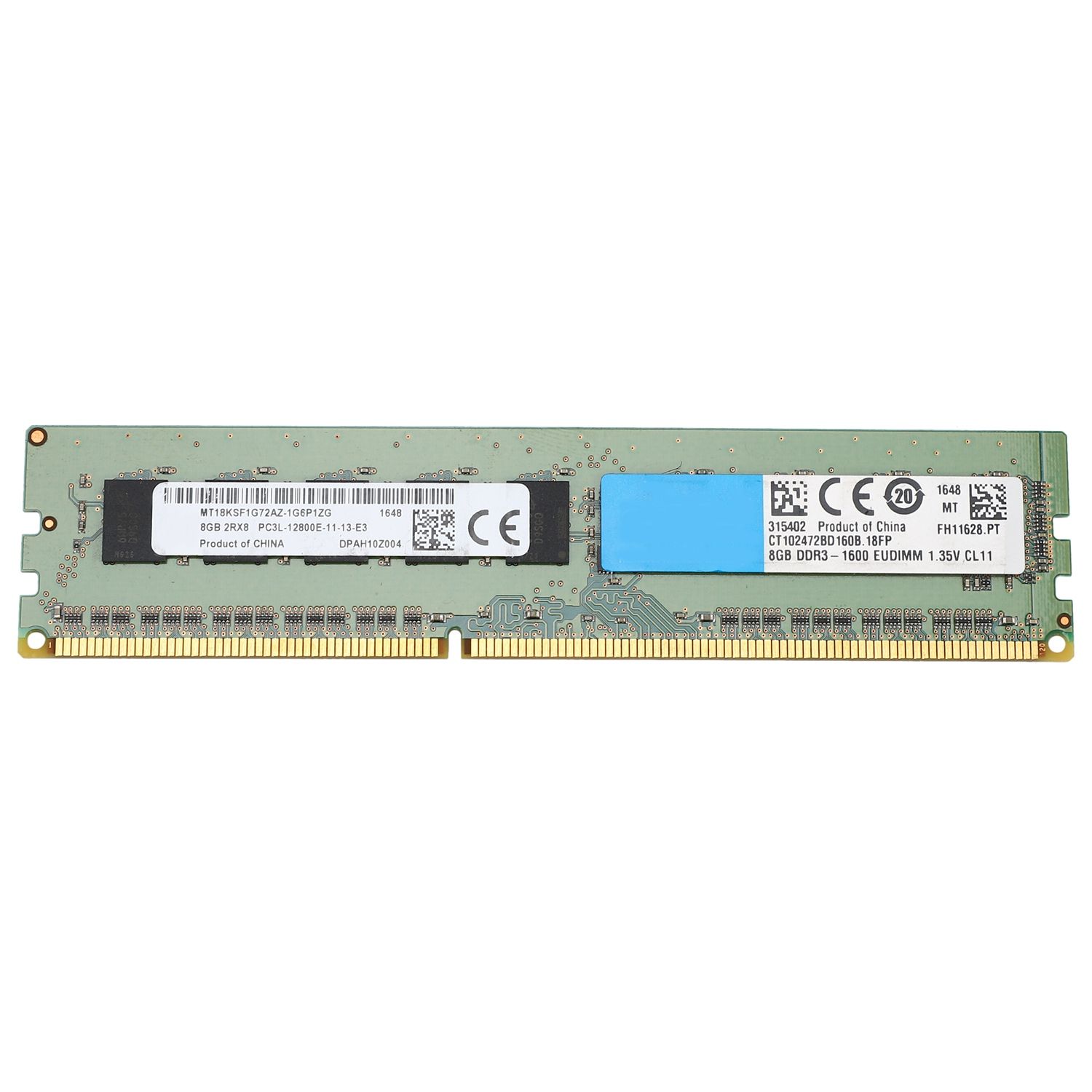 RAM DDR3 non tamponne ECC 2RX8 pour serveur et poste de tra... - 2