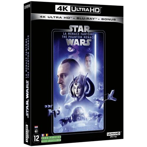 Star Wars, Épisode I : La Menace Fantôme 4k + Blu Ray + Bonus [Blu-Ray]