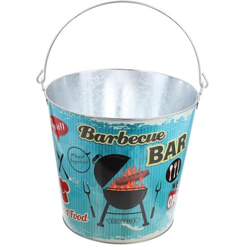 Comme Indiqué 4 1 Jeu Seau À Glace Glacière Bac À Boisson En Métal Modèle De Branche Seaux À Glace Pour Les Fêtes Bacs À Glace Porte-Glaçons Seau À Cocktails Ménage Baril De Bière Récipient