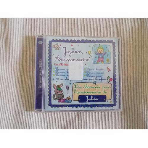 Cd Joyeux Anniversaire Julien Lot Musique Rakuten