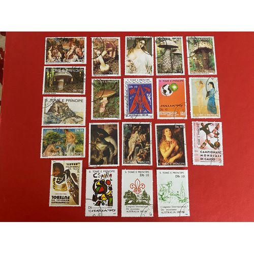 Timbres Sao Tome E Principe Oblitérés 1988/1992 Lot 5