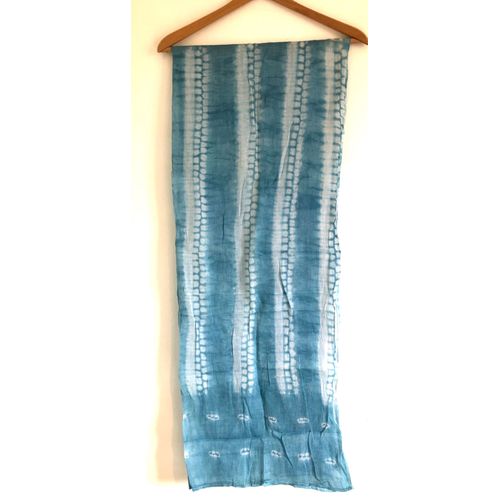 Foulard Tie & Die Indigo Bleu