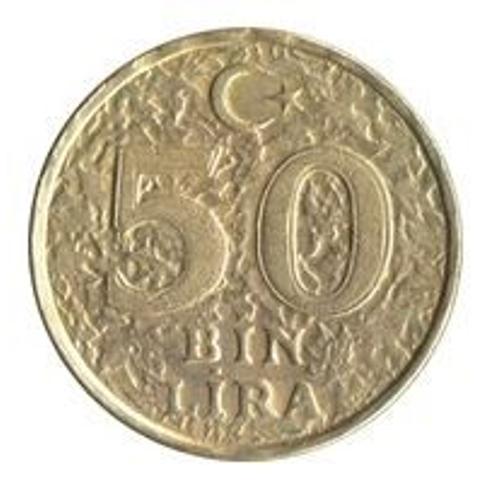 Pièce 50 Bin Lira Turquie - 2000