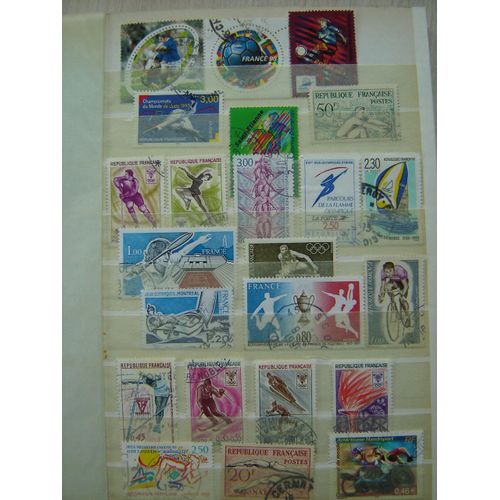 Ad 462 // Lot Timbres Obliteres ** Sports *France*Usa*Rfa*