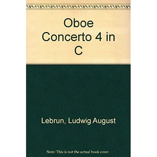 Oboe Concerto 4 In C