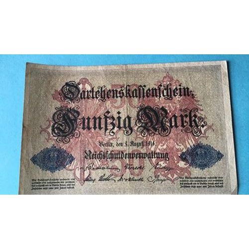 Billet Allemagne 50 Mark 1914
