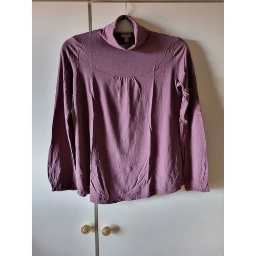 Sous-Pull Femme Taille 0 (36) Couleur Mauve. Cyrillus . Maille Fine