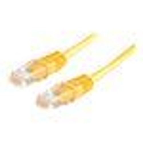 VALUE - Cordon de raccordement - RJ-45 (M) pour RJ-45 (M) - 7 m - UTP - CAT 6 - jaune
