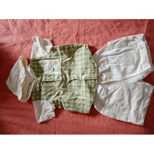 Ensemble Chemise Mc Short Casquette 6 Mois Ribambelle