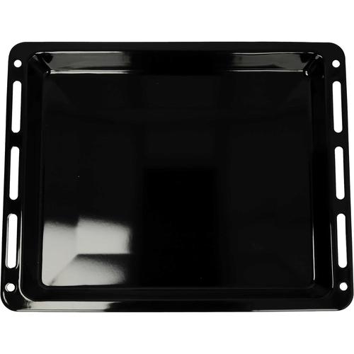 Noir Plaque De Four Compatible Avec Neff Four - 45,8 X 36,5 X 4 Cm, Anti-Adhésif, Émaillée, Noir