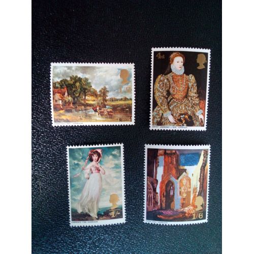 Timbre Angleterre Yt 542 A 545 Séries: Peintures 1968 ( 80604 )