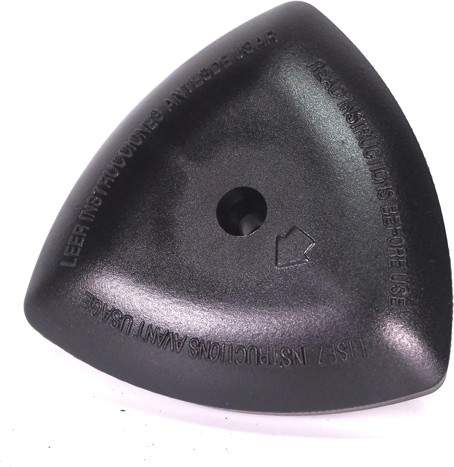 Noir | Bouton De Pot Adaptable À Magefesa Star13 | Vis Incluse | Noir | Blister Compatible | Bouton Triangulaire Pour Autocuiseur | 7 X 7 X 3 Cm