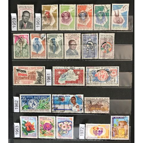 Lot 23 Timbres Haute Volta 1959 / 1972 Rl 269