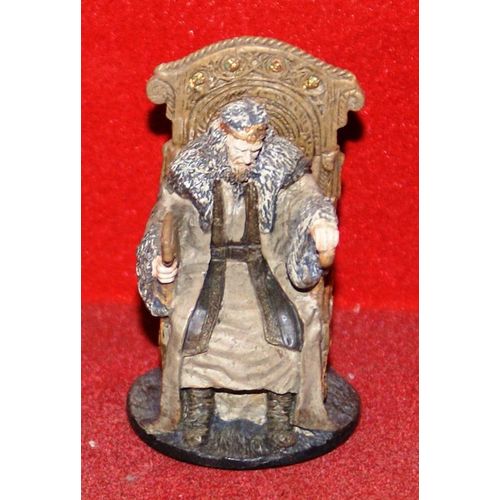 Figurine Seigneur Des Anneaux N 44 Le Roi Theoden Avec Son Fascicule