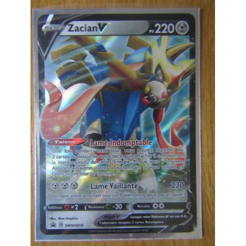 Pokemon Zacian V Promo Card SWSH018