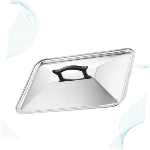 Comme Montré Outil De Cuisine Buffet Gril 36x26 Antiadhésif Couvercle De Plat-Réchaud Couvercle Chauffe-Plat Couvercles De Casseroles En Aluminium Cache-Pot Poêle Remplacer De Bébé Perle