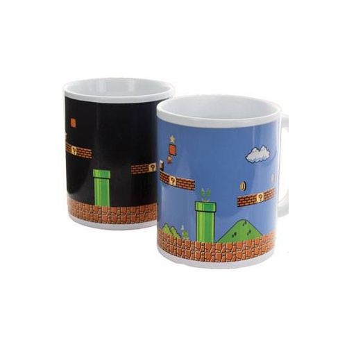 Super Mario Bros. Mug Effet Thermique Level