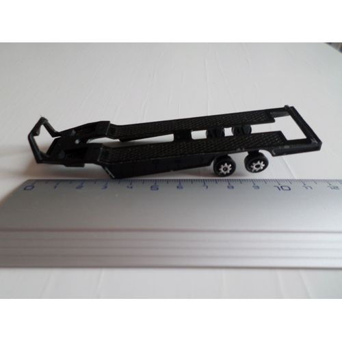 Remorque Porte Char Noire 2 Essieux