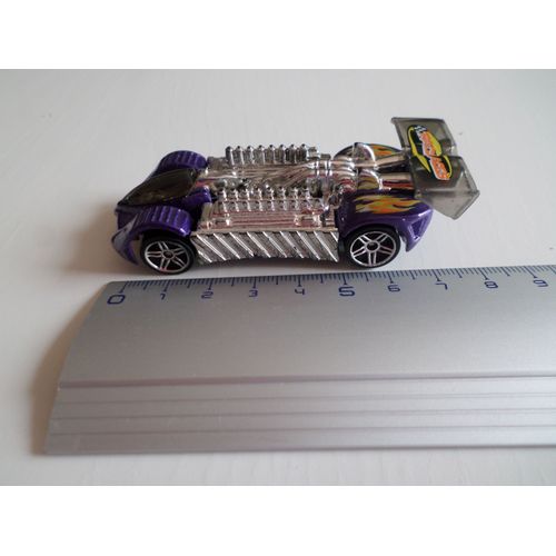 Dragster Violet Multiturbo Argente-Hot Wheels