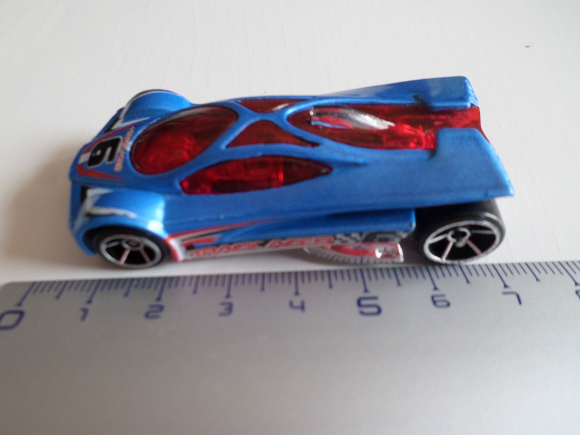 Dragster Bleu Track Aces N° 6-Hot Wheels