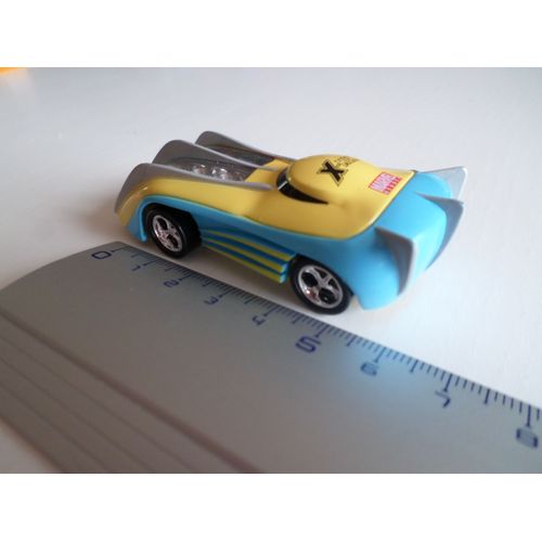 Vehicule Marvel X Men Jaune / Bleu-Majorette