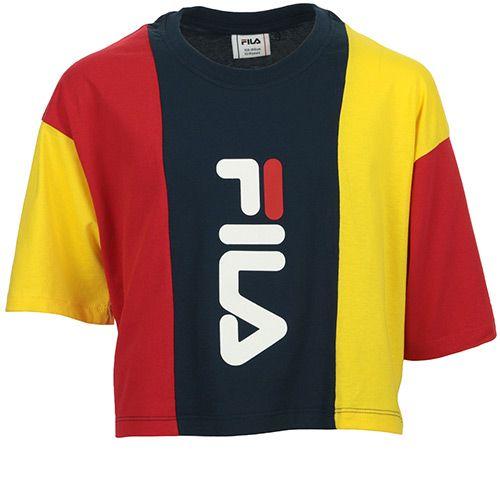 Fila Tamson Blocked Cropped Tee Kids