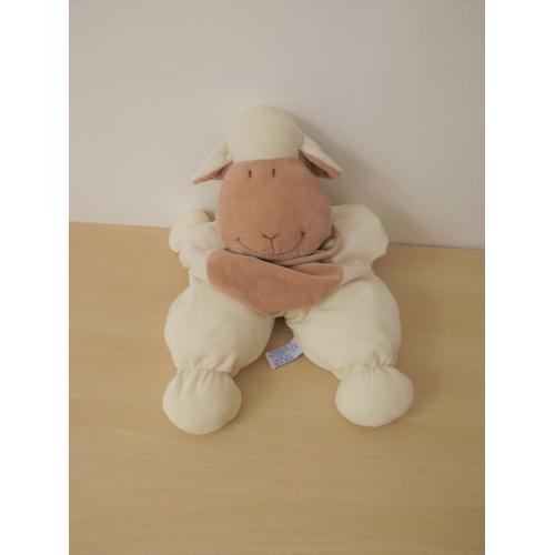 Peluche Range Pyjama Mouton Blanc Beige Nounours