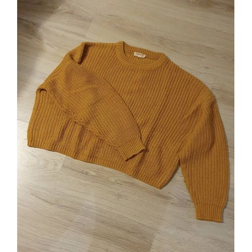 Pull Court Jaune Moutarde Jennyfer S