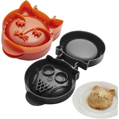 Chouette + Renard Chouette + Renard Moule À Gateau | Moule À Noël | Fall Hand Pie Moulds Presse-Pate Outil Décoration Pour Halloween Noël