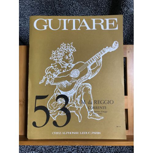 Guitare N° 53 M. De Reggio Corrente Partition Deux Guitares Éditions Leduc