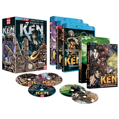 Hokuto No Ken - Intégrale 3 Films (Blu-Ray) + 2 Oav (Dvd)