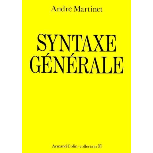 Syntaxe Générale