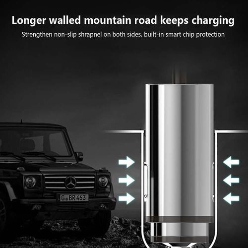 Chargeur De Voiture Type C-2.4a, Chargeur De Voiture Lightning, Chargeur De Voiture Power Drive