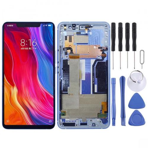 Ecran Lcd Et Numériseur Assemblage Complet Avec Cadre Pour Xiaomi Mi 8 Se Bleu