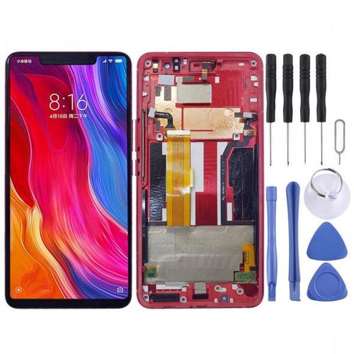 Ecran Lcd Et Numériseur Assemblage Complet Avec Cadre Pour Xiaomi Mi 8 Se Rouge