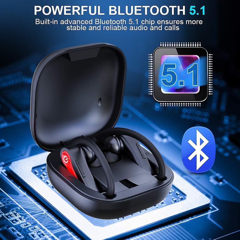 couteurs sans fil : couteurs de sport Bluetooth avec batte... - 3