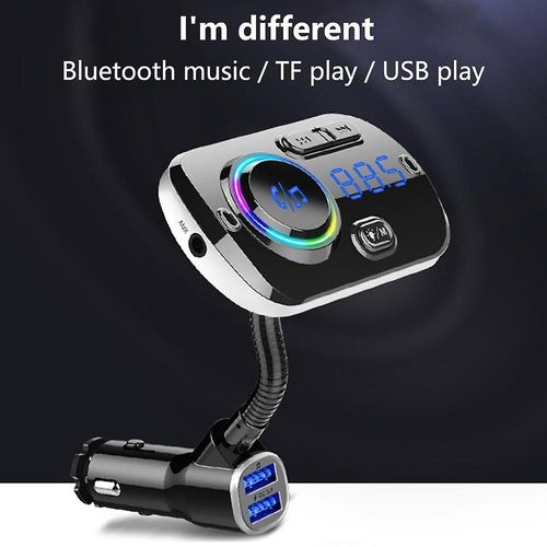 Transmetteur FM Bluetooth sans fil pour voiture avec écran de voiture