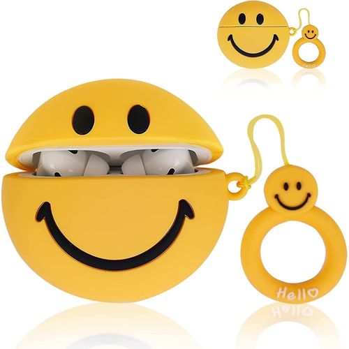 Coque AirPods Pro Smiley Face - Silicone TPU Souple Antichoc
