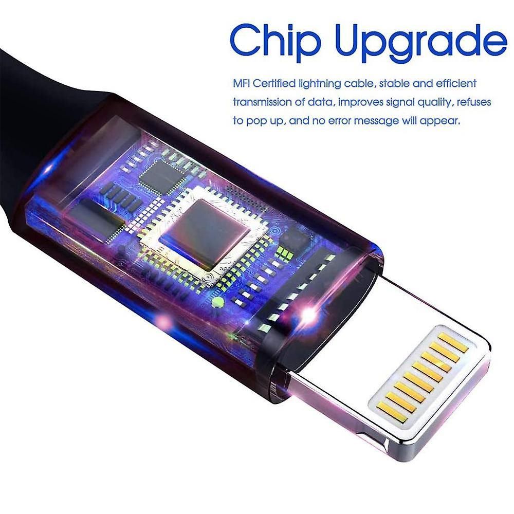 Pack De 5 Chargeurs Iphone, Jeu De Cbles Lightning - 10 Pi ... - 5